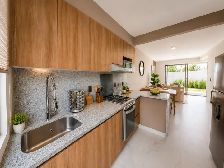 Cocina de Casa Citrino en Aquasol Lifestyle