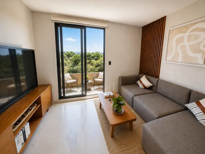 Estancia familiar de Casa Citrino en Aquasol Lifestyle