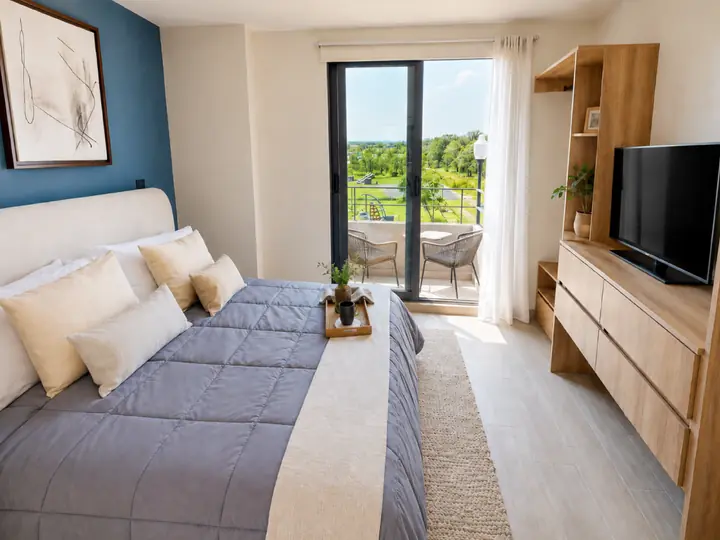 Recámara principal de Casa Citrino en Aquasol Lifestyle