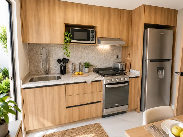 Cocina de Casa Esmeralda en Aquasol Lifestyle