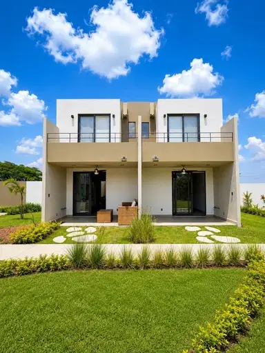 Fachada de Casa Esmeralda en Aquasol Lifestyle