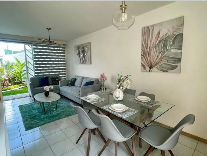 Sala y comedor en Residencial Celeste