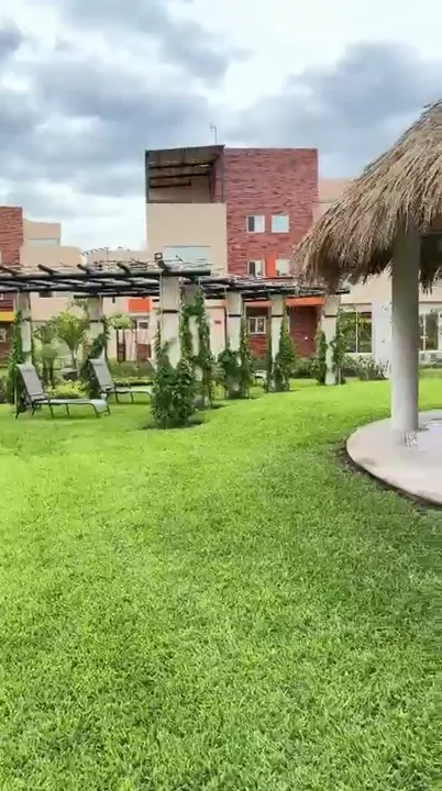 Palapa junto a la alberca en Residencial Los Sauces Sur, Emiliano Zapata, Morelos