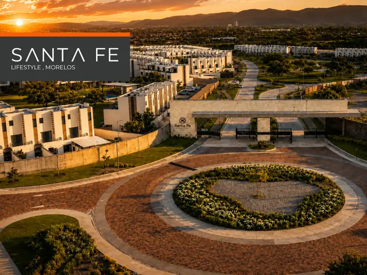 Acceso principal en Santa Fe Lifestyle, Xochitepec, Morelos