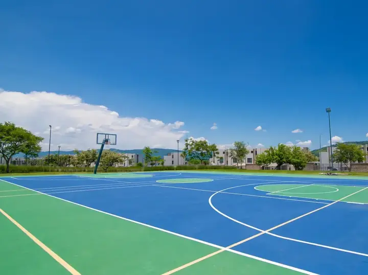 Cancha de básquetbol en Santa Fe Lifestyle, Xochitepec, Morelos
