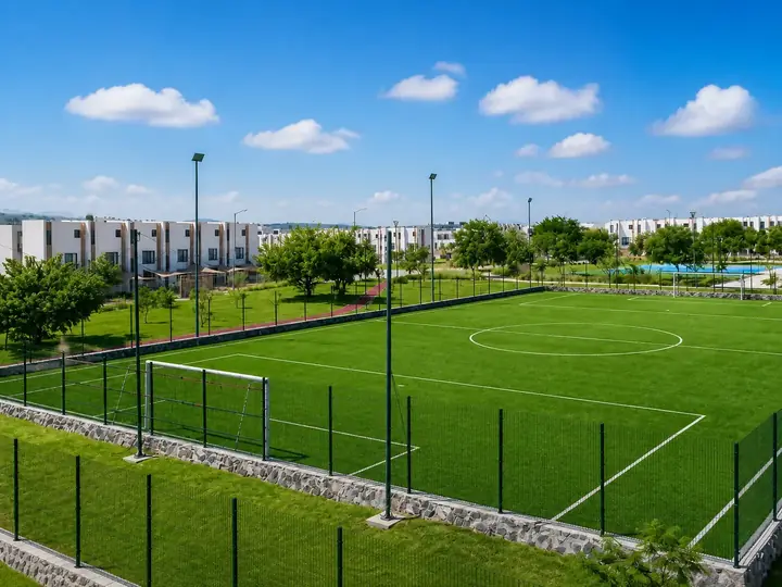 Cancha de futbol en Santa Fe Lifestyle, Xochitepec, Morelos