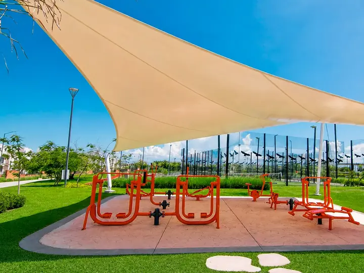 Gimnasio al aire libre en Santa Fe Lifestyle, Xochitepec, Morelos